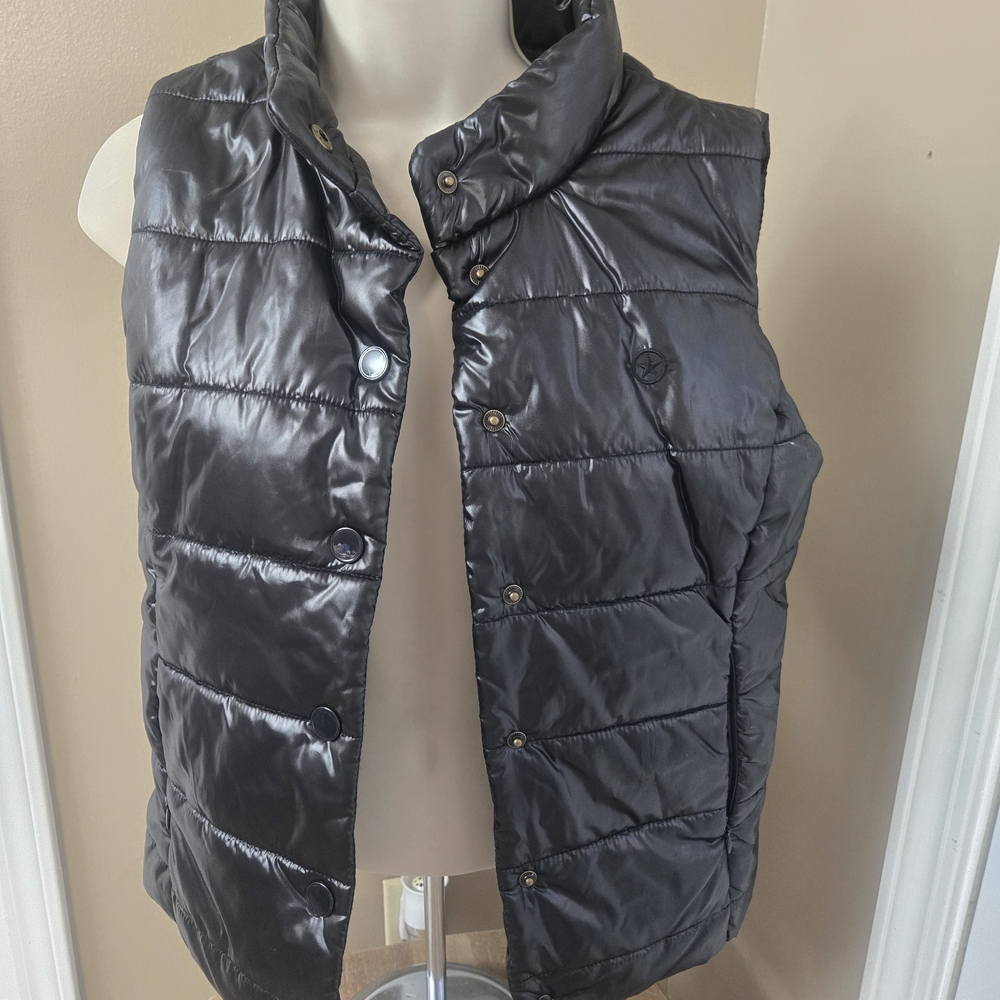Converse One Star Black Puffer Jacket